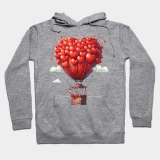 Valentine Hot Air Balloon Hoodie